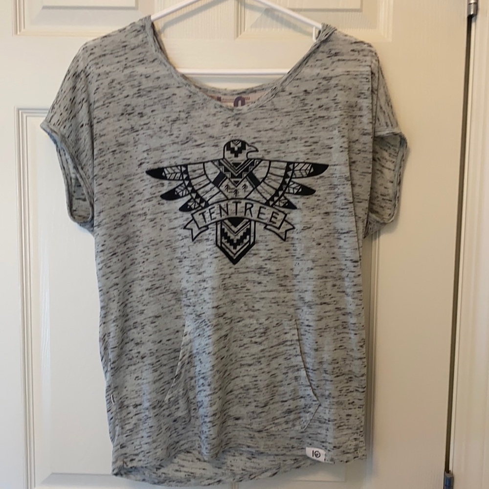 Ten tree t shirt with hood. Size xsmall